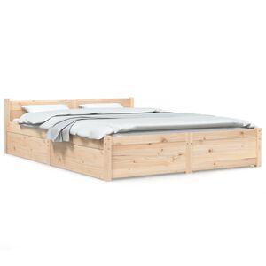 vidaXL &Pi;&lambda;&alpha;ί&sigma;&iota;&omicron; &Kappa;&rho;&epsilon;&beta;&alpha;&tau;&iota;&omicron;ύ &Mu;&epsilon; &Sigma;&upsilon;&rho;&tau;ά&rho;&iota;&alpha; 135 x 190 &epsilon;&kappa;. Double