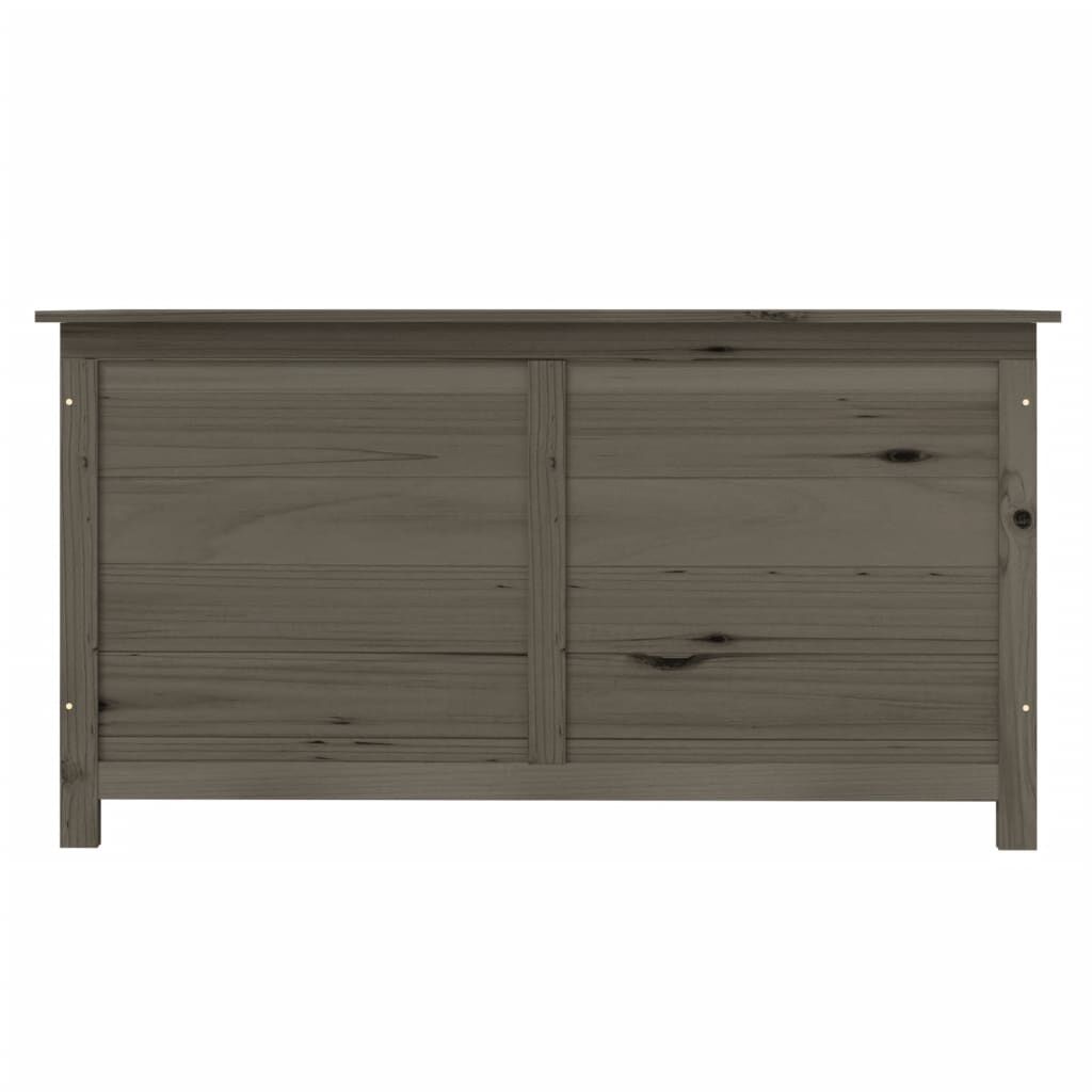 vidaXL Κουτί Μαξιλαριών Εξ. Χώρου Ανθρακί 100x50x56 εκ. Μασίφ Ελάτη