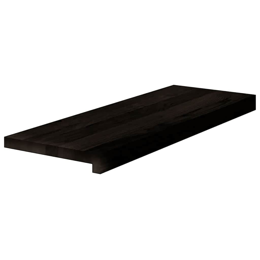 vidaXL Πέλματα Σκάλας 12 τεμάχια Σκούρο καφέ 70x25x2 cm