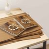vidaXL Πίνακες Διακόσμησης 12 pcs Καπνιστή δρυς 30 x 42 x 0.3 εκ