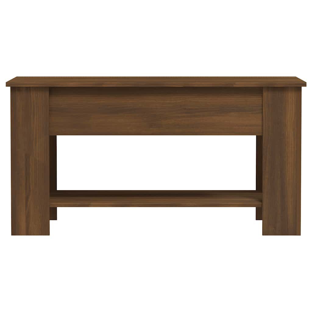 vidaXL Τραπεζάκι Σαλονιού Καφέ Δρυς 101x49x52 εκ. Επεξεργασμένο Ξύλο