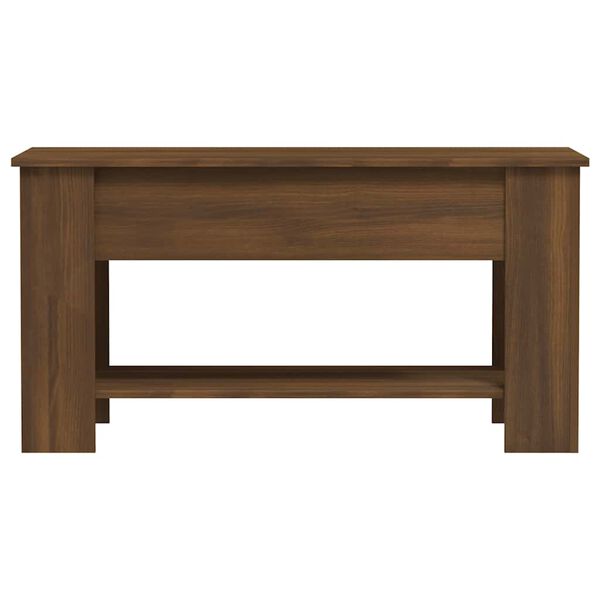 vidaXL Τραπεζάκι Σαλονιού Καφέ Δρυς 101x49x52 εκ. Επεξεργασμένο Ξύλο