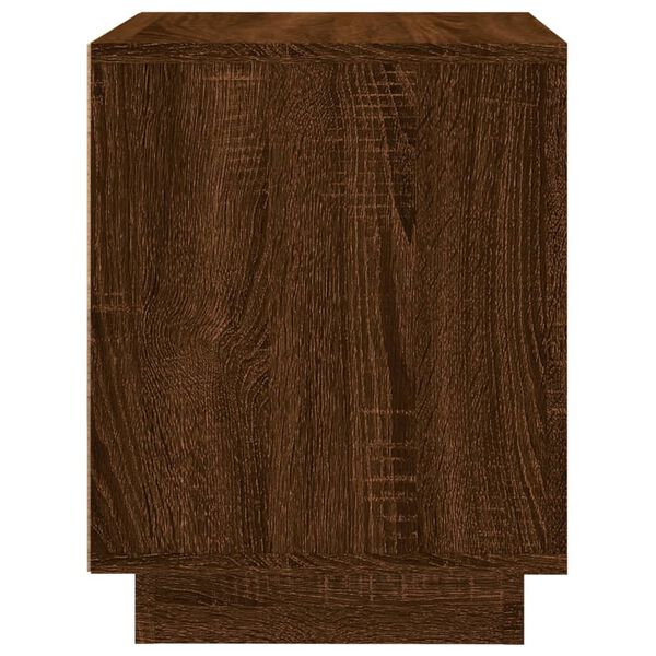 vidaXL Κομοδίνα 2 Τεμ. Καφέ Δρυς 44 x 35 x 45 εκ. Επεξεργασμένο Ξύλο