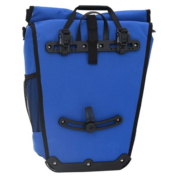 vidaXL Τσάντα Ποδηλάτου για Ράγες Pannier 20 L Μπλε 34x16x59 εκ.