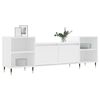 vidaXL Έπιπλο Τηλεόρασης Λευκό 160 x 35 x 55 εκ. Επεξεργασμένο Ξύλο