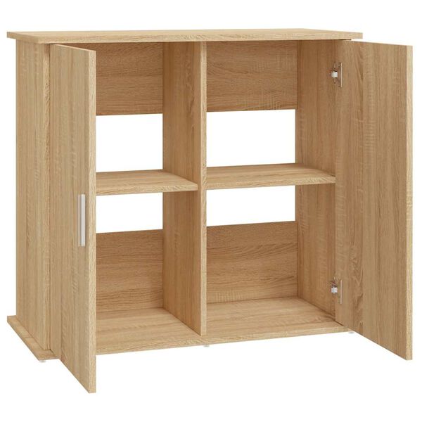 vidaXL Βάση Ενυδρείου Sonoma Δρυς 81x36x73 εκ. από Επεξεργασμένο Ξύλο
