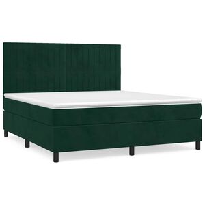 vidaXL &Kappa;&rho;&epsilon;&beta;ά&tau;&iota; Boxspring &mu;&epsilon; &Sigma;&tau;&rho;ώ&mu;&alpha; &Sigma;&kappa;&omicron;ύ&rho;&omicron; &Pi;&rho;ά&sigma;&iota;&nu;&omicron; 180x200&epsilon;&kappa;. &Beta;&epsilon;&lambda;&omicron;ύ&delta;&iota;&nu;&omicron;