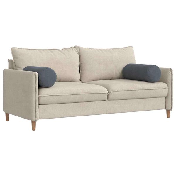 vidaXL Μαξιλάρια Στήριγμα 2 pcs Σκούρο Γκρι Ø 25 x 70 cm