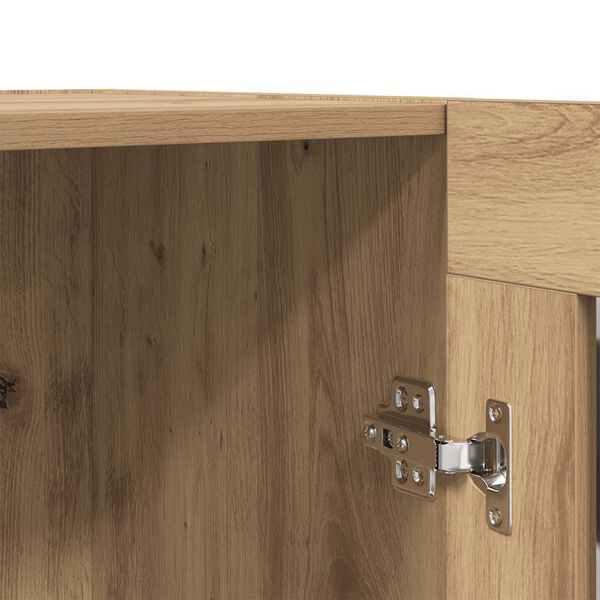 vidaXL Βιβλιοθήκη Artisan Δρυς 82,5x30,5x80 εκ. Επεξεργασμένο Ξύλο