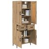 vidaXL Highboard &mu;&epsilon; &sigma;&upsilon;&rho;&tau;ά&rho;&iota; 2 pcs Artisan Oak &Epsilon;&pi;&epsilon;&xi;&epsilon;&rho;&gamma;&alpha;&sigma;&mu;έ&nu;&omicron; &xi;ύ&lambda;&omicron;