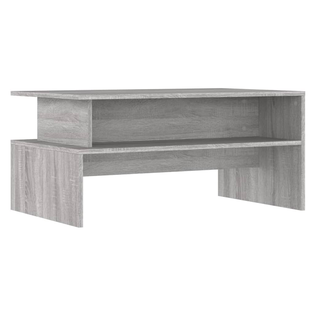 vidaXL Τραπεζάκι Σαλονιού Γκρι Sonoma 90x55x42,5 εκ Επεξεργασμένο Ξύλο