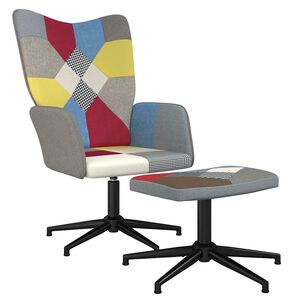 vidaXL &Pi;&omicron;&lambda;&upsilon;&theta;&rho;ό&nu;&alpha; Relax &Sigma;&chi;έ&delta;&iota;&omicron; Patchwork &Upsilon;&phi;&alpha;&sigma;&mu;ά&tau;&iota;&nu;&eta; &mu;&epsilon; &Sigma;&kappa;&alpha;&mu;&pi;ό