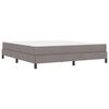 vidaXL Κρεβάτι με ελατήρια με στρώμα Taupe 180 x 200 cm ύφασμα