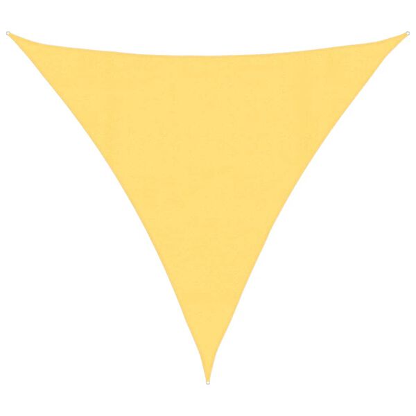 vidaXL Πανί Σκίασης Μπεζ 4 x 4 x 4 μ. από HDPE 160 γρ./μ²