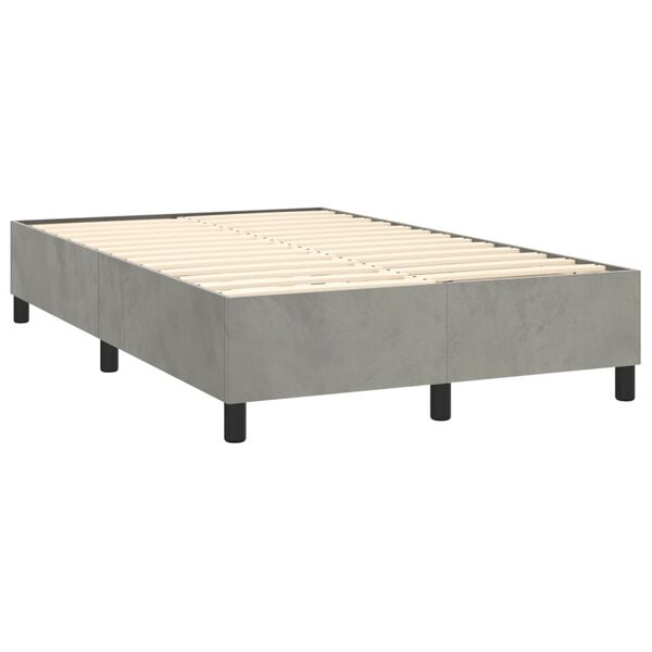 vidaXL &Kappa;&rho;&epsilon;&beta;ά&tau;&iota; Boxspring &mu;&epsilon; &Sigma;&tau;&rho;ώ&mu;&alpha; &Alpha;&nu;&omicron;&iota;&chi;&tau;ό &Gamma;&kappa;&rho;&iota; 120x200 &epsilon;&kappa;. &Beta;&epsilon;&lambda;&omicron;ύ&delta;&iota;&nu;&omicron;