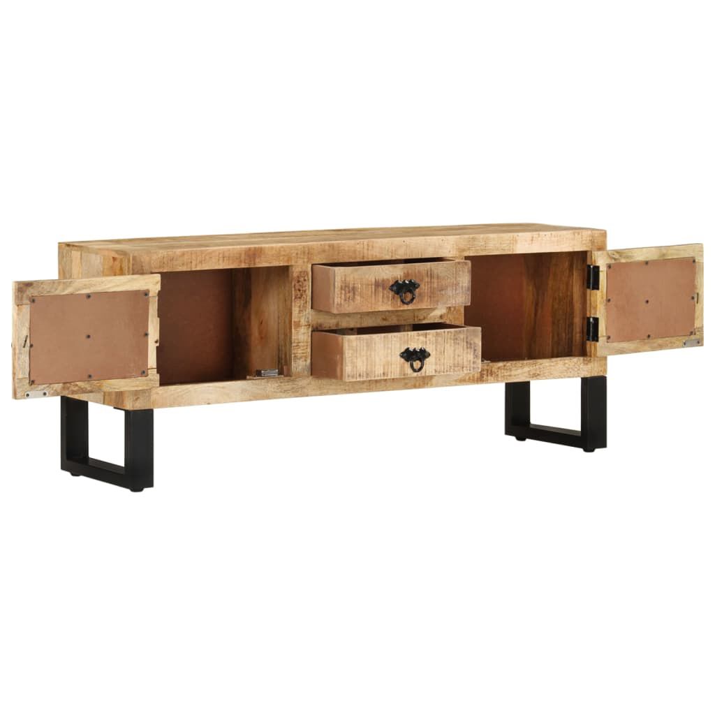 vidaXL Έπιπλο Τηλεόρασης 110 x 30 x 45 εκ. από Ακατέργαστο Ξύλο Μάνγκο