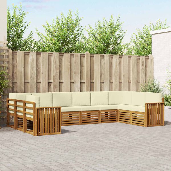 vidaXL &Sigma;&alpha;&lambda;&omicron;&nu;ά&kappa;&iota; &Gamma;&omega;&nu;&iota;&alpha;&kappa;&omicron;ύ &Kappa;&alpha;&nu;&alpha;&pi;έ &mu;&epsilon; &mu;&alpha;&xi;&iota;&lambda;ά&rho;&iota; 10 pcs &Phi;&upsilon;&sigma;&iota;&kappa;ό &kappa;&alpha;&iota; &Kappa;&rho;έ&mu;&alpha;