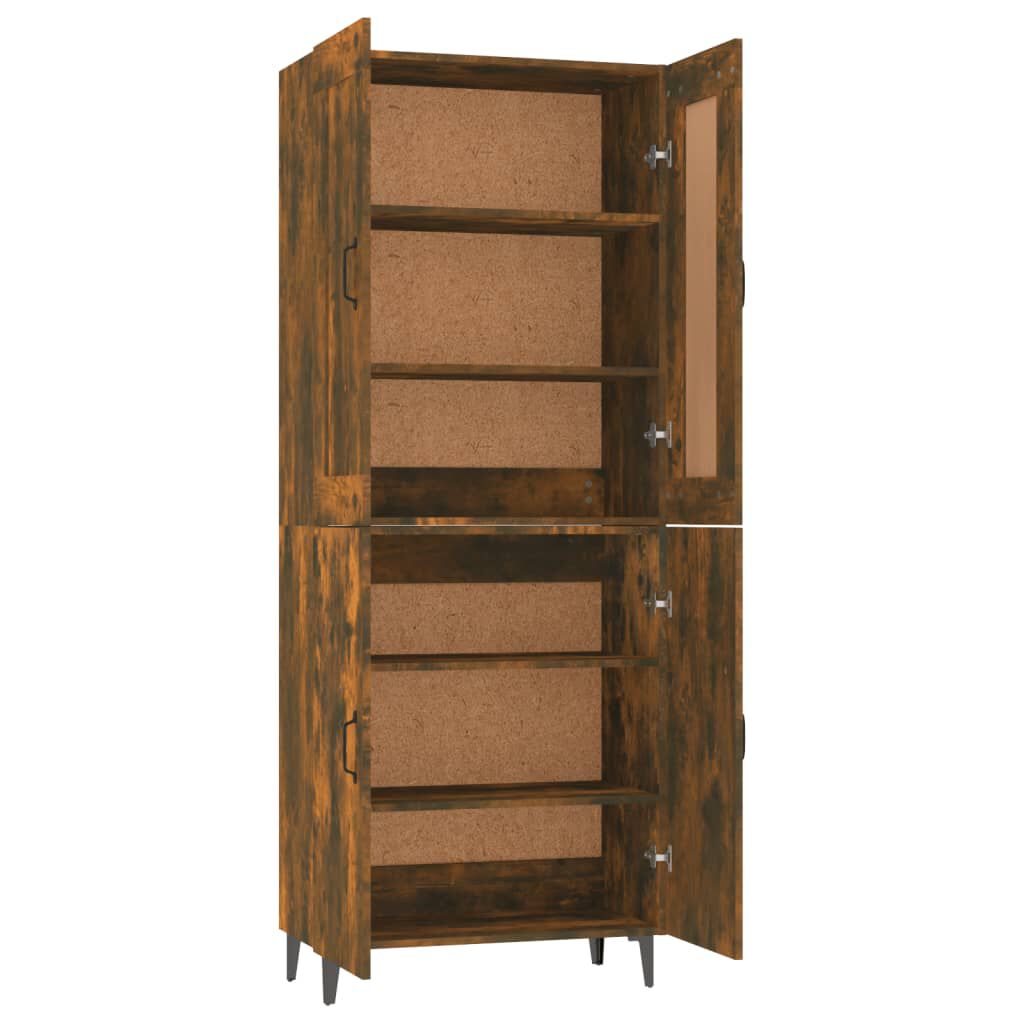 vidaXL Ντουλάπα Καπνιστή δρυς 70x34x180 cm από Επεξεργασμένο Ξύλο