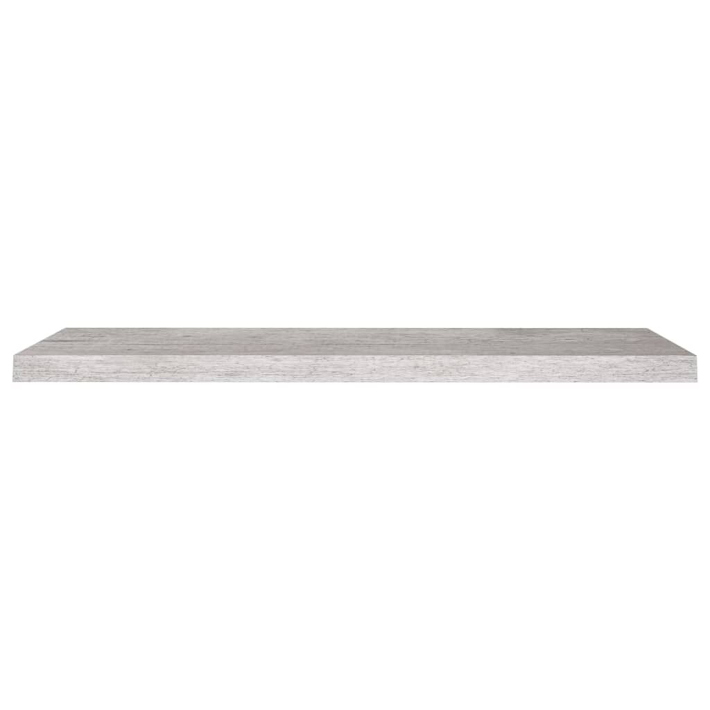 vidaXL Ράφι Τοίχου Γκρι Σκυροδέματος 90 x 23,5 x 3,8 εκ. από MDF