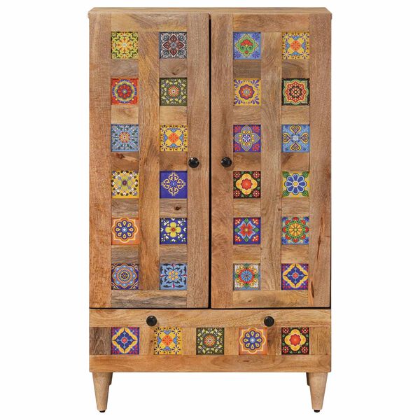 vidaXL Highboard &Phi;&upsilon;&sigma;&iota;&kappa;ό 60 x 33,5 x 100 &epsilon;&kappa;. &Sigma;&tau;&epsilon;&rho;&epsilon;ό &xi;ύ&lambda;&omicron; &mu;ά&nu;&gamma;&kappa;&omicron;