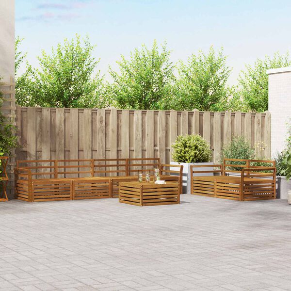 vidaXL &Sigma;&epsilon;&iota;&rho;ά &Kappa;&alpha;&nu;&alpha;&pi;έ &Epsilon;&xi;&omega;&tau;&epsilon;&rho;&iota;&kappa;&omicron;ύ 7 pcs &Phi;&upsilon;&sigma;&iota;&kappa;ό &Sigma;&tau;&epsilon;&rho;&epsilon;ό &Xi;ύ&lambda;&omicron; &Alpha;&kappa;&alpha;&kappa;ί&alpha;&sigmaf;