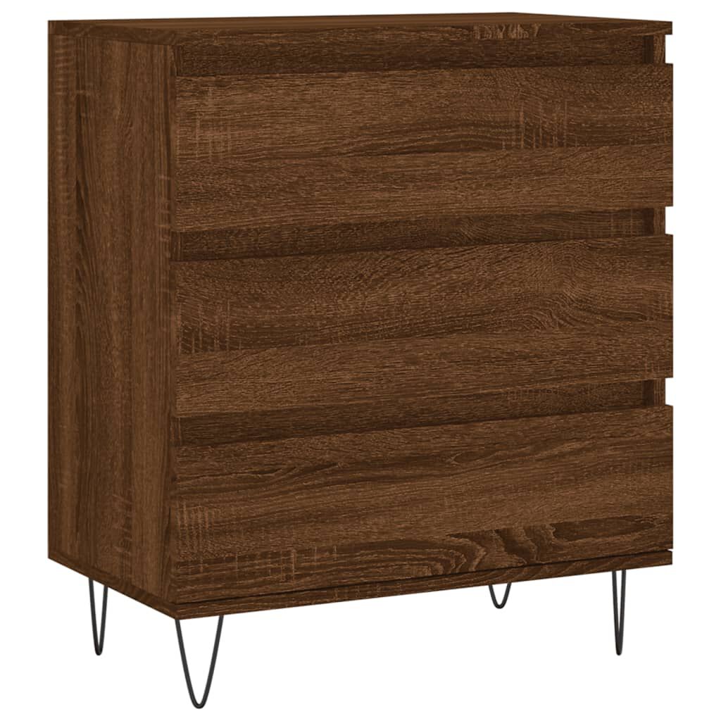 vidaXL Μπουφές Καφέ Δρυς 60x35x70 εκ. από Επεξεργασμένο Ξύλο
