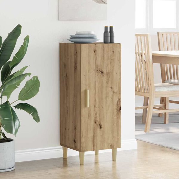 vidaXL &Pi;&lambda;&alpha;ϊ&nu;ό &gamma;&rho;&alpha;&phi;&epsilon;ί&omicron; &Epsilon;&pi;&iota;&tau;&omicron;ί&chi;&iota;&omicron; Artisan Oak 34,5 x 34 x 90 &epsilon;&kappa;.