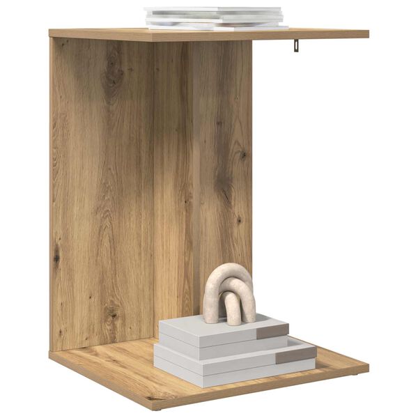 vidaXL &Tau;&rho;&alpha;&pi;&epsilon;&zeta;ά&kappa;&iota; &Pi;&lambda;&epsilon;&upsilon;&rho;ά&sigmaf; Artisan Oak 45 x 40 x 62,5 &epsilon;&kappa;.