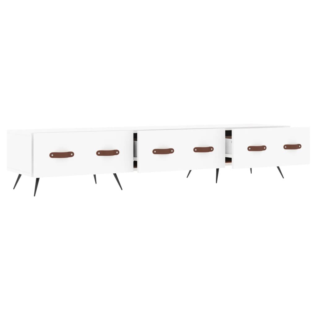 vidaXL Έπιπλο Τηλεόρασης Λευκό 150 x 36 x 30 εκ. Επεξεργασμένο Ξύλο