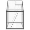 vidaXL Θερμοκήπιο με Πλαίσιο Βάσης Ανθρακί 169x114x195 εκ. Αλουμίνιο