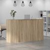 vidaXL Γραφείο υποδοχής Sonoma Δρυς 180x50x103,5εκ. Επεξεργασμένο Ξύλο