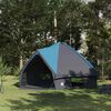 vidaXL Σκηνίτσα Teepee με στέγη Μπλε και Γκρι 490 x 410 x 210 εκ.