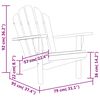 vidaXL Καρέκλα Κήπου Adirondack 79 x 95 x 92 εκ. από Μασίφ Ξύλο Teak