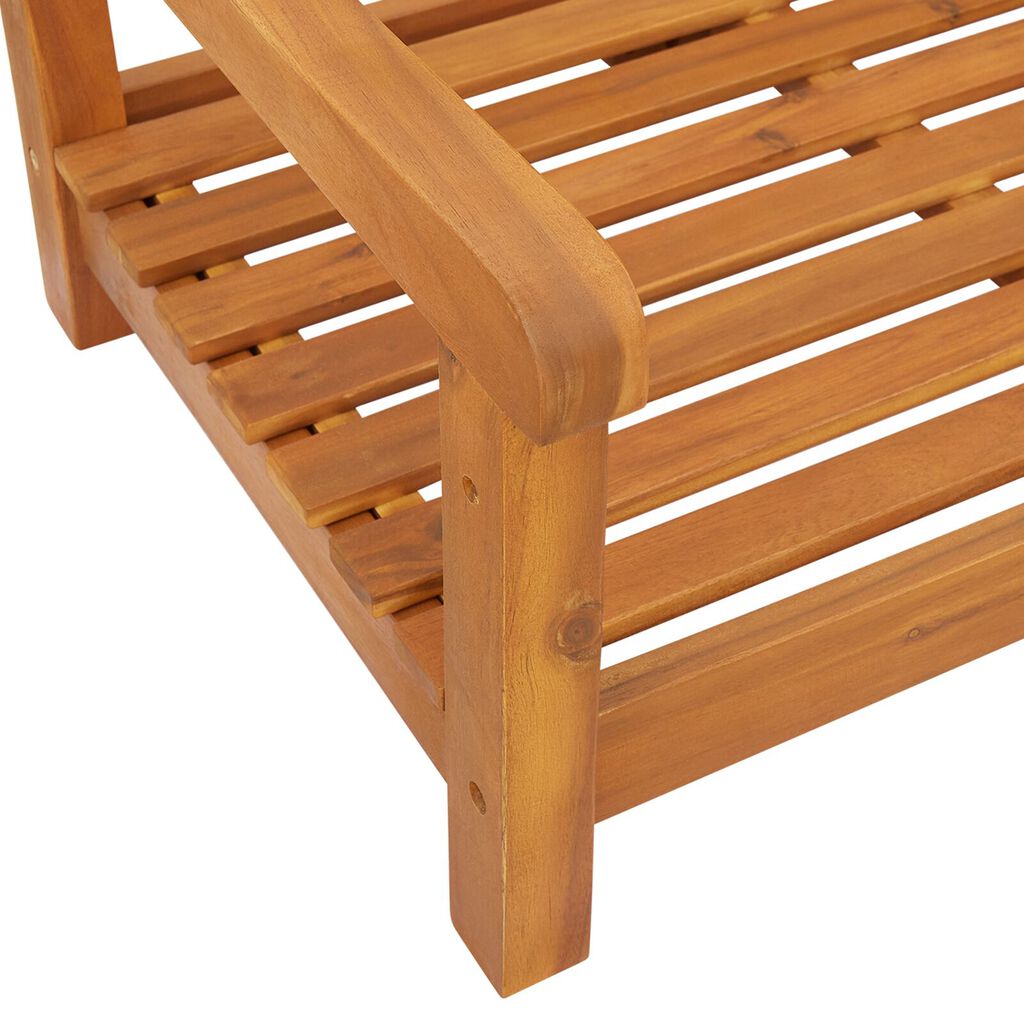 vidaXL 2Θέσιος Πάγκος Swing Κήπου 110x56x58 εκ Μασίφ Ξύλο Ακακίας