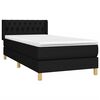 vidaXL &Kappa;&rho;&epsilon;&beta;ά&tau;&iota; Boxspring &mu;&epsilon; &Sigma;&tau;&rho;ώ&mu;&alpha; &Mu;&alpha;ύ&rho;&omicron; 90x190 &epsilon;&kappa;.&Upsilon;&phi;&alpha;&sigma;&mu;ά&tau;&iota;&nu;&omicron;