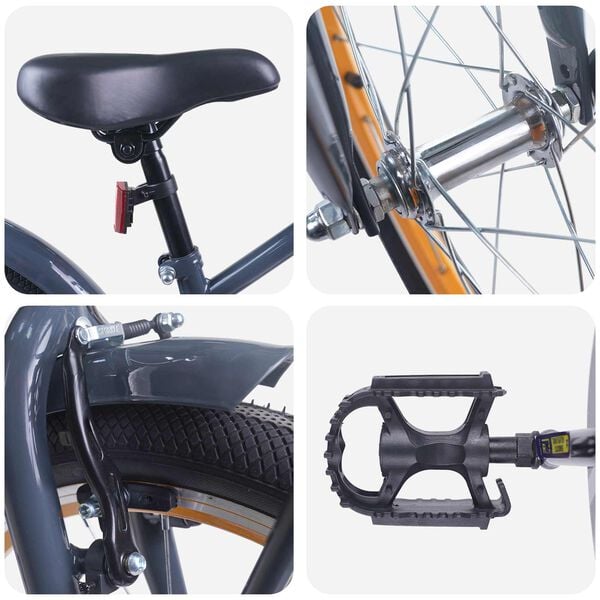 vidaXL &Pi;&alpha;&iota;&delta;&iota;&kappa;ό &Pi;&omicron;&delta;ή&lambda;&alpha;&tau;&omicron; 18 ί&nu;&tau;&sigma;&epsilon;&sigmaf; &gamma;&iota;&alpha; 5-7 &epsilon;&tau;ώ&nu; &Sigma;&kappa;&omicron;ύ&rho;&omicron; &Gamma;&kappa;&rho;&iota;