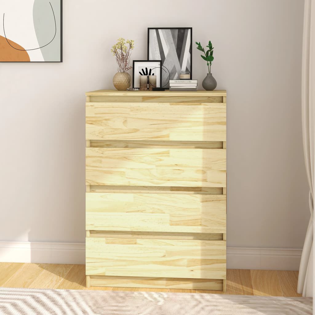 vidaXL Συρταριέρα 60 x 36 x 84 εκ. από Μασίφ Ξύλο Πεύκου