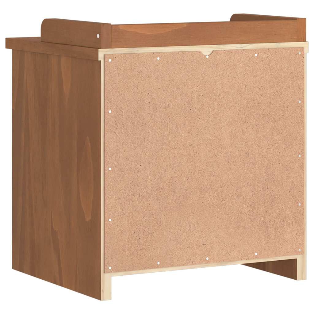vidaXL Πάγκος διαδρόμου "SANDNES" 45x40x50 εκ.Πεύκο μασίφ ξύλο