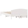 vidaXL Σκελετός Κρεβ. Χωρίς Στρώμα Λευκό 160x200 εκ Μασίφ Πεύκο