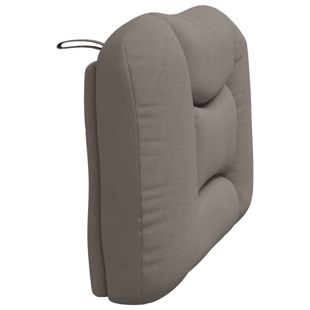 vidaXL Μαξιλάρι για Κεφαλάρι Taupe 80 εκ. Υφασμάτινο