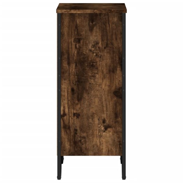 vidaXL Βιβλιοθήκη Καπνιστή Δρυς 50x31x74,5 εκ. από Επεξεργασμένο Ξύλο