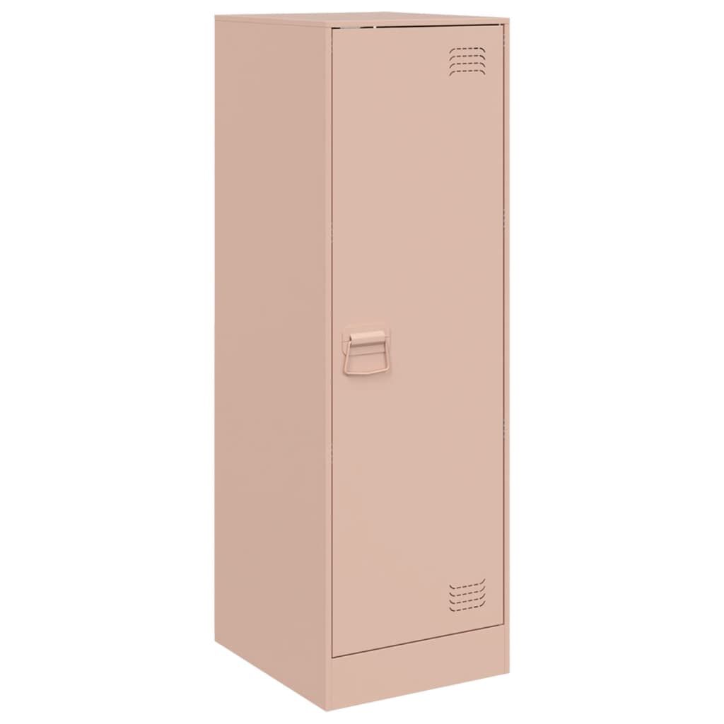vidaXL Ντουλάπι Ροζ 34,5x39x107 εκ. από Ατσάλι