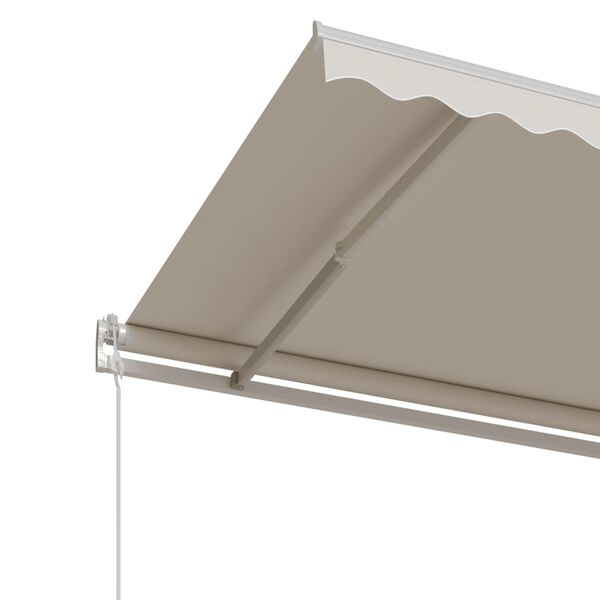 vidaXL Τέντα Συρόμενη Αυτόματη Κρεμ 350 x 250 εκ.