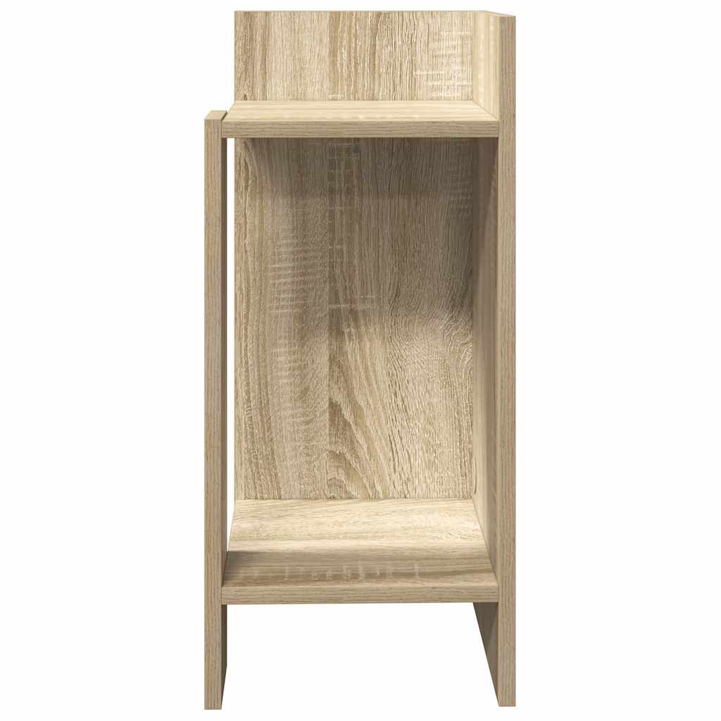 vidaXL Τραπεζάκια 2 τεμ. με ράφι Sonoma Δρυς 25,5x27x60 εκ.