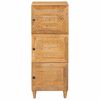 vidaXL Highboard Ανοιχτό καφέ 40 x 33 x 110 εκ Μασίφ ξύλο μάνγκο
