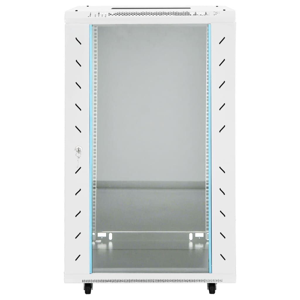 vidaXL Καμπίνα Δικτύου 18U 19" IP20 Μαύρη 60x60x100 εκ.