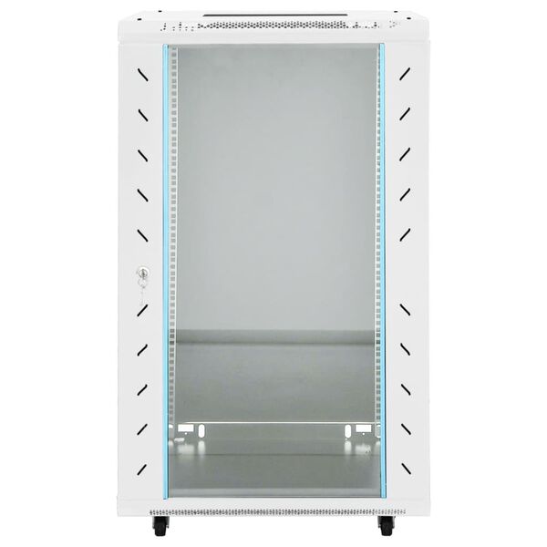 vidaXL Καμπίνα Δικτύου 18U 19" IP20 Μαύρη 60x60x100 εκ.