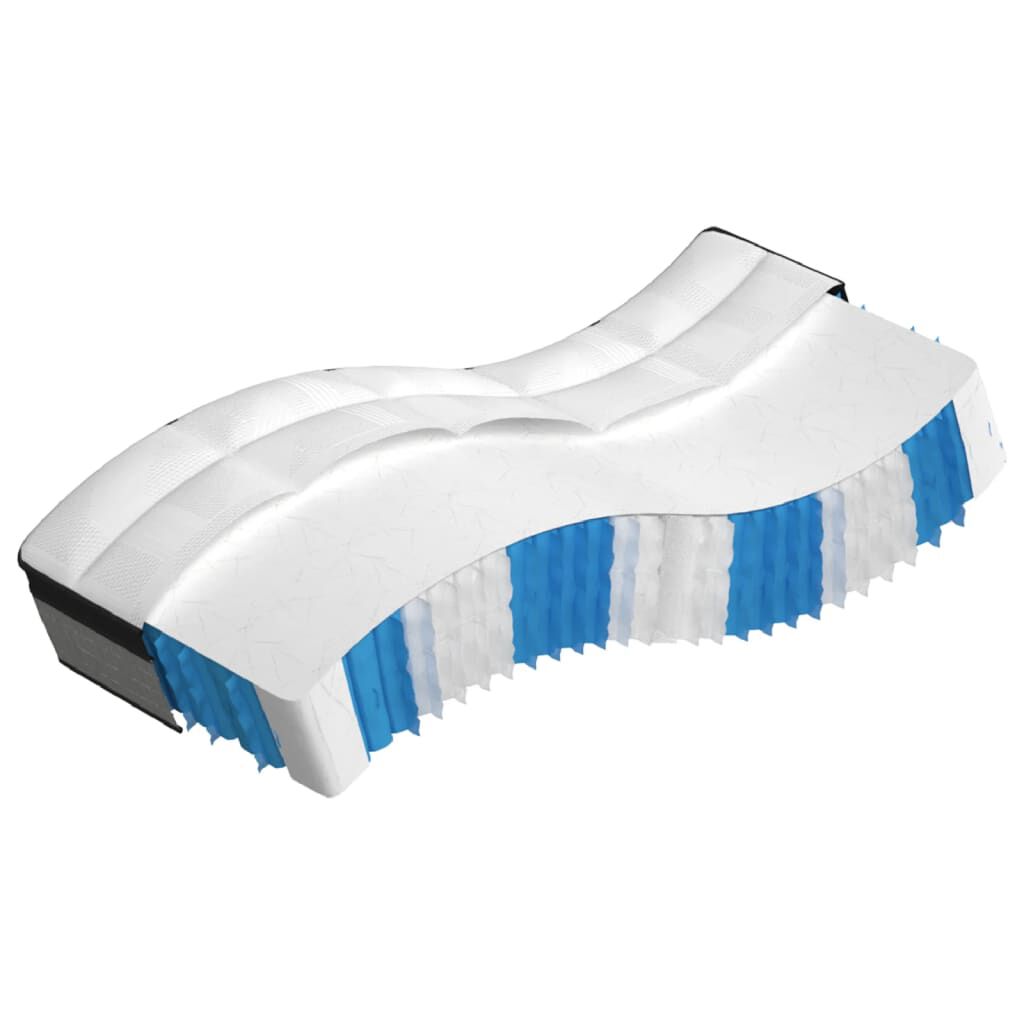 vidaXL Στρώμα με Pocket Springs Μεσαία Plus Σκληρότητα 70x200 εκ.