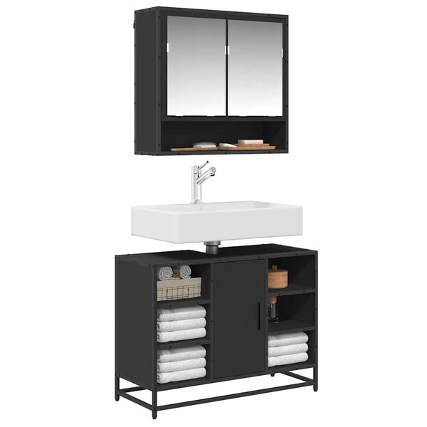 vidaXL &Nu;&tau;&omicron;&upsilon;&lambda;ά&pi;&iota; &Mu;&pi;ά&nu;&iota;&omicron;&upsilon; &Nu;&iota;&pi;&tau;ή&rho;&alpha; &Mu;&alpha;ύ&rho;&omicron; 80 x 33 x 60 &epsilon;&kappa;. &Epsilon;&pi;&epsilon;&xi;. &Xi;ύ&lambda;&omicron;