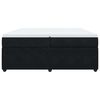 vidaXL &Kappa;&rho;&epsilon;&beta;ά&tau;&iota; Boxspring &mu;&epsilon; &Sigma;&tau;&rho;ώ&mu;&alpha; &Mu;&alpha;ύ&rho;&omicron; 200x200 &epsilon;&kappa;. &Beta;&epsilon;&lambda;&omicron;ύ&delta;&iota;&nu;&omicron;